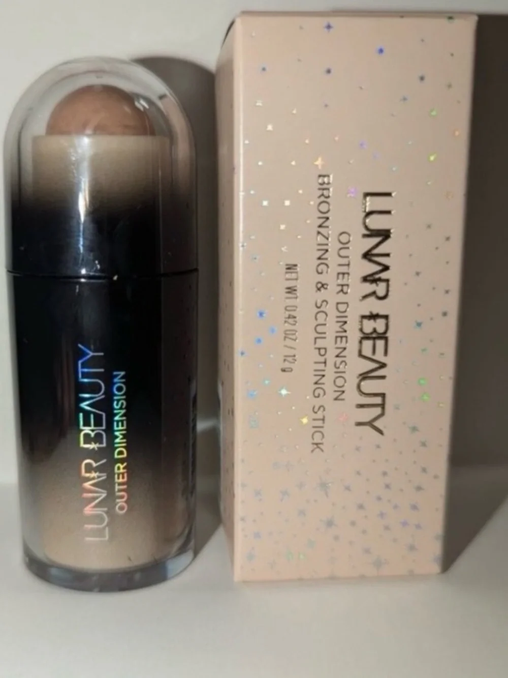 Lunar Beauty Outer Dimension Bronzing & Sculpting Stick in Light Sky 0.42oz NEW!